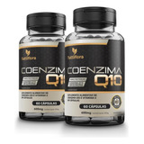 2x Coenzima Q10(ubiquinona)100mg P/porção 60 Caps Tuttiflora