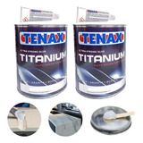 2x Cola Titanium Para Quartzo Mármore Granito Lâminas Tenax