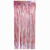 2x Cortina Metalizada Franja 2x1mts P/festa Painel Decoração