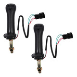 2x Escavadeira Joystick Assy Handle Gears De 3 Botões Para D