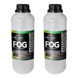 2x Fluido Fog Neutro Standart 1 Litro Para Máquina De Fumaça