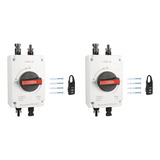 2x Interruptor De Desconexão Solar Fotovoltaico Fotovoltaico