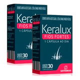 2x Keralux - 530mg (30 Caps) - Sanibras Sabor Sem Sabor