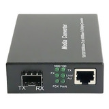 2x Kit (par) Fibra Ótica Conversor Mídia Sfp Gigabit Até