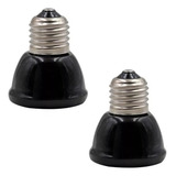 2x Lâmpada Cerâmica Aquecedor Repteis Aves Não Emite Luz 110v
