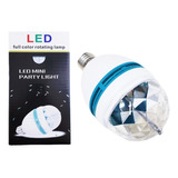 2x Lampada Led Giratoria Colorida Rgb Balada Decoração Festa