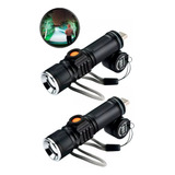 2x Lanterna Tatical 880000w Militar De Longo Alcance T6 Usb