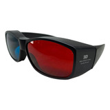 2x Óculos 3d Ultra Resistente Ótima Qualidade Red Cyan