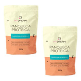 2x Panqueca Proteica Milk Vanilla 350g - Mydream