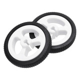 2x Roda 34mm Para Micro Motor Dc N20 Robô Arduino Eixo D