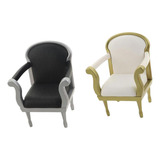 2x Simulação 1:6 Sofá Cadeira Cena Da Vida Sala De Estar