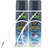 2x Spray Com Sonda 320ml Limpa Ar Condicionado Higienizador