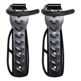 2x Suporte Parede Vertical Gancho Pendurar P/ Bicicleta Pro Cor Preto