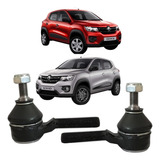 2x Terminal Direção Kwid 2017 2018 2019 2020 2021 2022 2023+