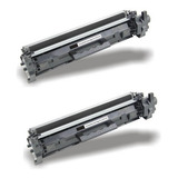 2x Toner Similar Cf217a 217a Com