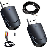 2x Transmissor Receptor Bluetooth 5.0 Usb