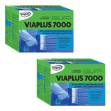 2x Viaplus 7000 Impermeabilizante Flexivel Piscina 18kg