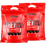 2x Whey Protein 100% Pure - 907gr Refil - Integral Medica