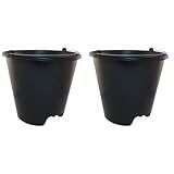 2x Balde Reforçado 20 Litros Com Alça Preto