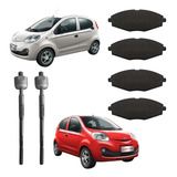 2x Barra Articulação Axial Direçao Pastilha Freio Qq Todos