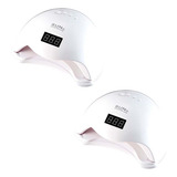 2x Cabine Sun5 Plus 48w Led uv Secador Gel De Unhas