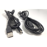 2x Cabo Usb P Carregar E Dados Gopro Hero 2 3 E 4 1 8mt