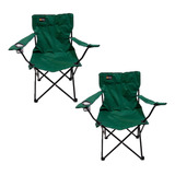 2x Cadeiras Verde Praia Camping Alvorada