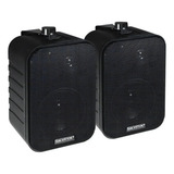 2x Caixa De Som Passiva Cxp604 60w 4 Polegadas Para Bar Loja Cor Preto