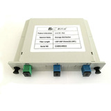 2x Caixa Splitter Fibra Óptica Modular Lgx 1x2 Sc upc sc upc