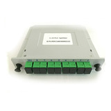 2x Caixa Splitter Óptica Modular Lgx 1x8 Sc apc sc apc Nf 