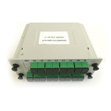 2x Caixa Splitter Óptico Modular Lgx 1x16 Sc apc sc apc Nf 