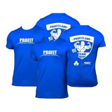 2x Camiseta Azul Treino Musculação Dry