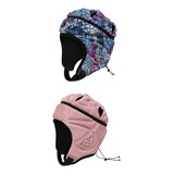 2x Capacete De Rugby Futebol Capacete Eva Acolchoado