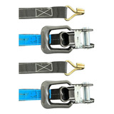 2x Catracas Náutica Com Cinta 35mmx6m Suporte Carga 1500kg