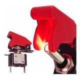 2x Chave Botão Caça C Led Neon Vermelho Tictac Som Nitro Vm