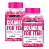 2x Colágeno Hidrolisado C Betacaroteno Vit C 120 Caps