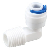 2x Conector Cotovelo Macho 1 4 Rosca 1 4