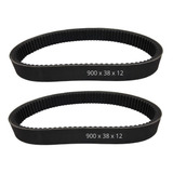 2x Correias Variadora Iso 30 E 40 Fresadora 900x38x12