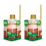 2x Difusor Aromatizador P Ambientes Melância Alop 250ml