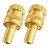2x Engate Rápido Latão Rosca 1 2 Pino 1 2 Garden