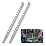 2x Espátula Redonda Trocar Pneu Câmera Roda 19x47cm Corneta