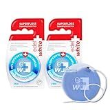 2x Fio Dental Edel White Expanding Floss Com 25 Metros 2unidades