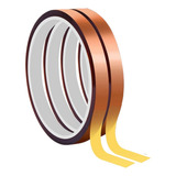 2x Fitas Kapton Adesiva Térmica Para Sublimação 5mm X 33m