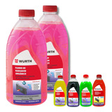 2x Fluido P Radiador Aditivo Arrefecimento Rosa Volks Wurth