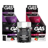 2x Gas Energy Gel Energético 20 Sachê Thermo Abdomen Black