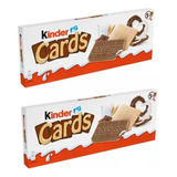 2x Kinder Cards Biscoito