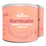 2x Kombuchá 200g Hibiscus Cranberry E Amora Ôrganico Supra