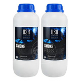 2x Líquido Para Máquina Fumaça Fog 1l Fluido Smoke Pro Usa Cor Água 110 220v