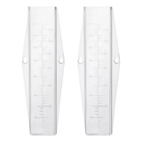 2x Medidor De Chuva Pluviômetro 150mm Em Cunha Multitec