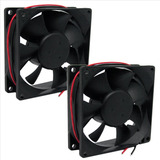 2x Micro Ventilador Cooler Ventoinha 90x90x25 24v 92x92x25